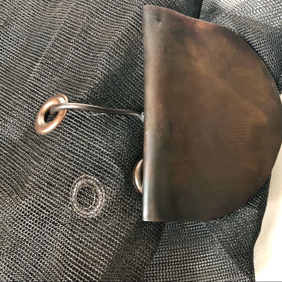 *SOLD* Rare Handcrafted Copper Sarah Cavender Metals Extra Wide Mesh Belt - Picture 6 of 7